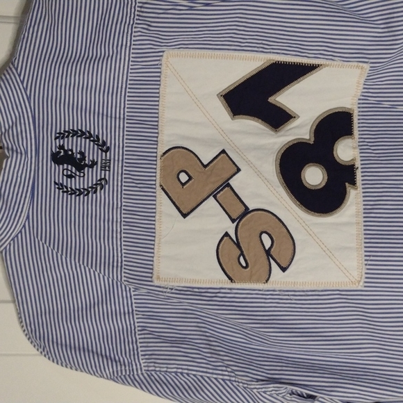 NWOT Stafford Prep Casual Button Down  Long Sleeve Shirt - Picture 4 of 4